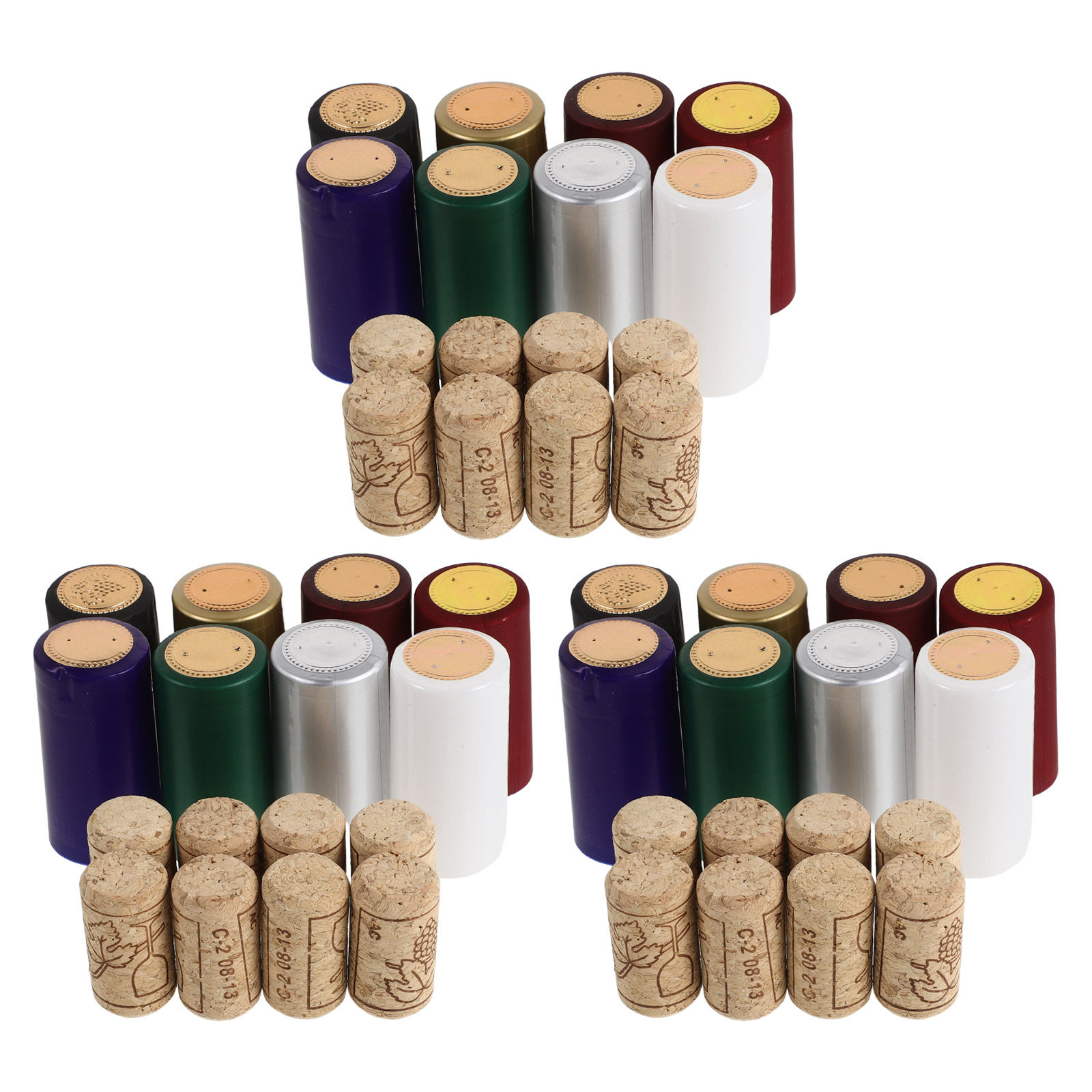Bottle Stopper Set - 1Set Heat Shrink Capsules for Wine