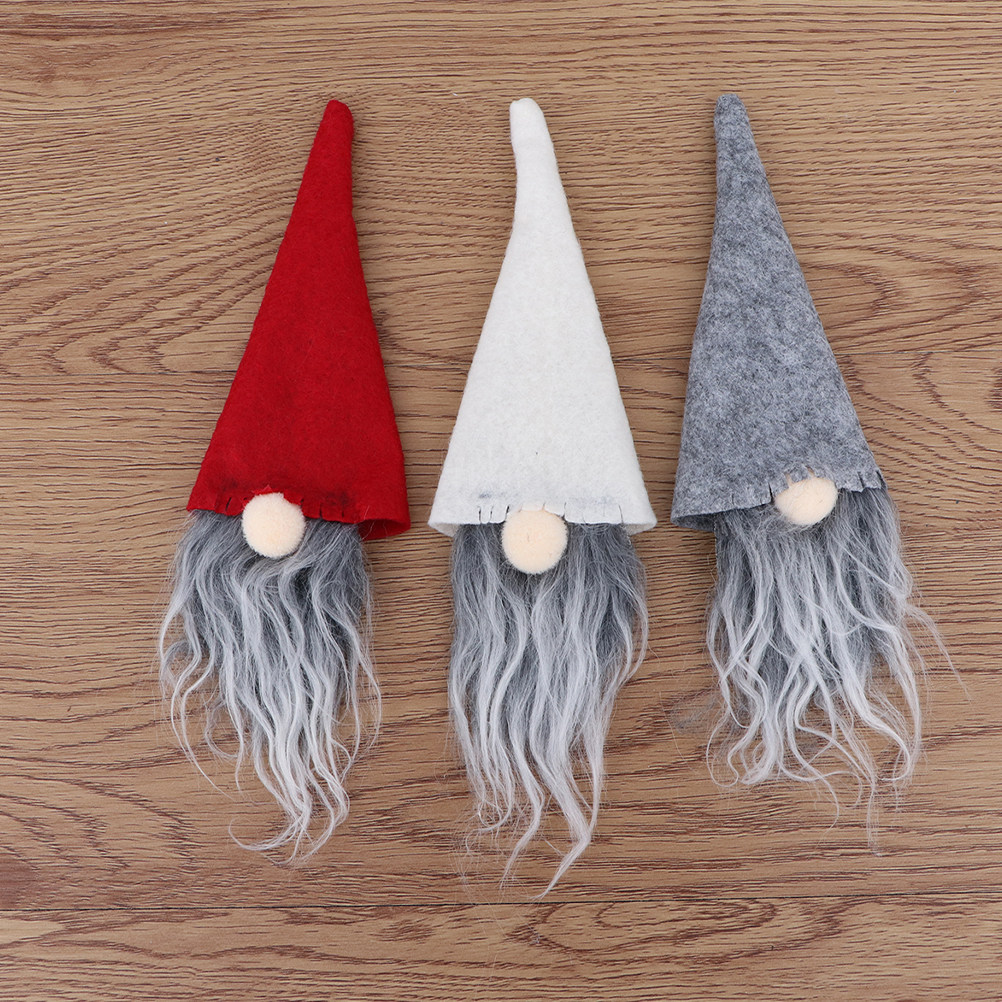 Wine Beer Hat - 12Pcs Christmas Wine Bottle Covers Gnome