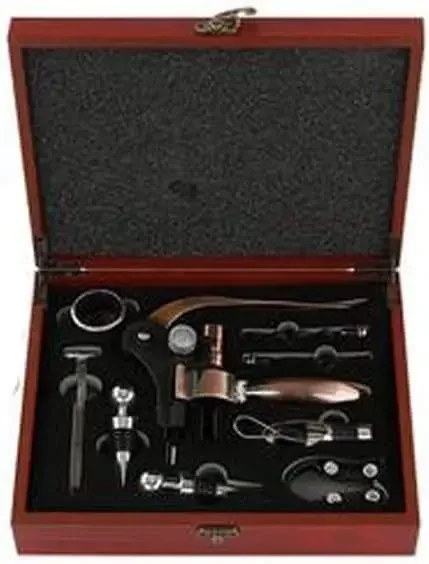 Bottle Stopper Set - Wine Corkscrew Opener Wing Corkscrew Alloy