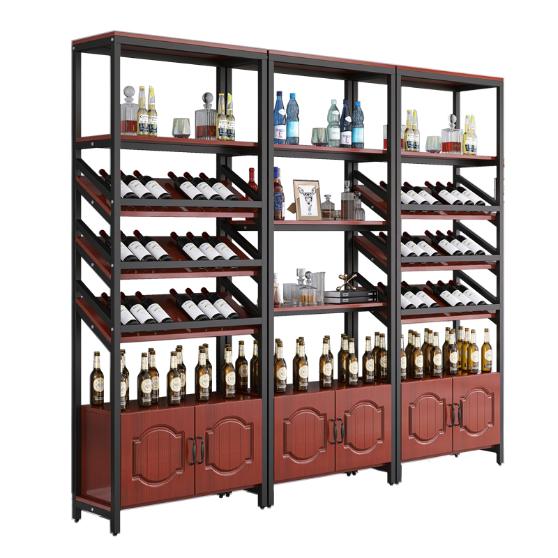 Wine Beer Rack - Wine cabinet display stand Bar wine