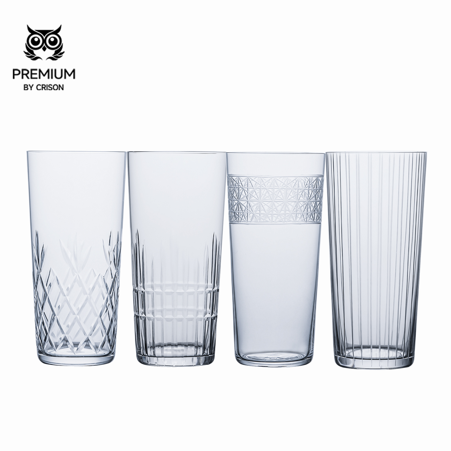 Wine Beer Glass - CRISON Premium Crystal Glass Hand Carved