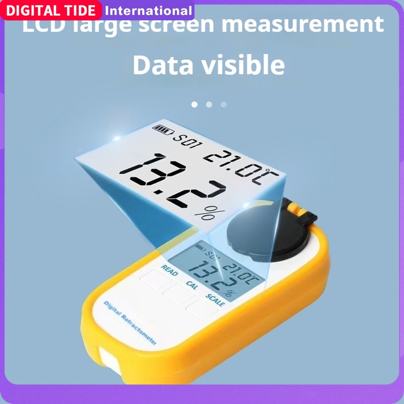 Wine Beer Spirit - Digital Alcohol Refractometer 0-80% High Accuracy