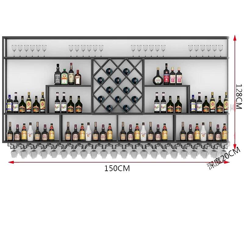 wall Mounted Lights Display C - Wine Beer Rack recension och pris