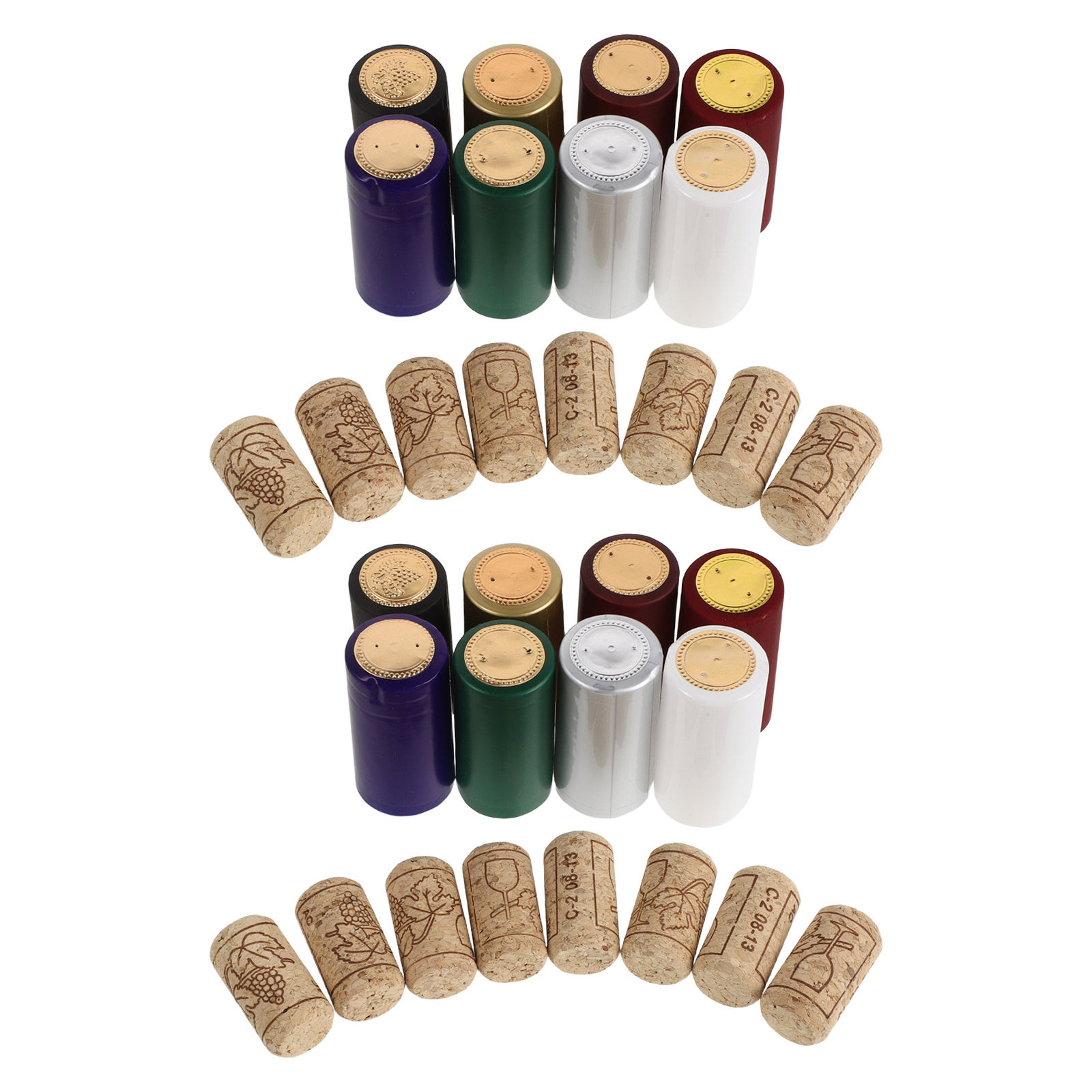 1Set Heat Shrink Capsules for  - Bottle Stopper Set recension och pris