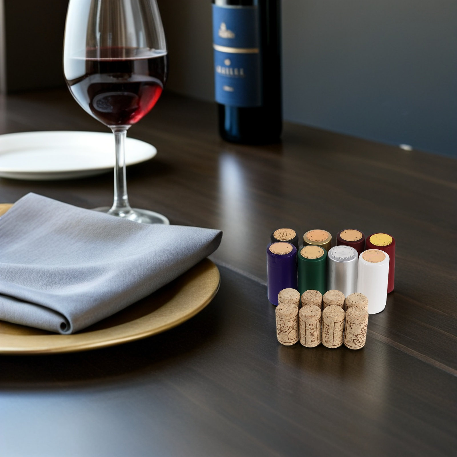 1Set Heat Shrink Capsules for  - Bottle Stopper Set recension och pris