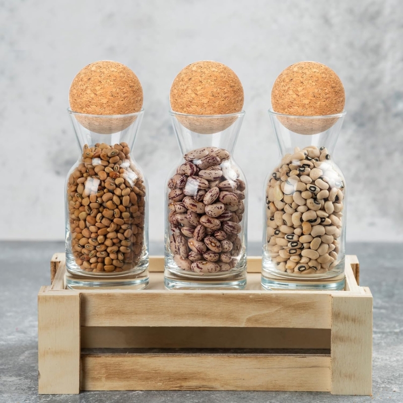 Set of 2 2.4 Inch Cork Ball St - Bottle Stopper Set recension och pris