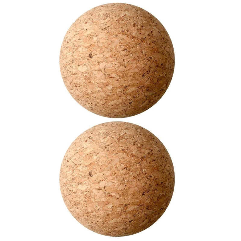 Set of 2 2.4 Inch Cork Ball St - Bottle Stopper Set recension och pris