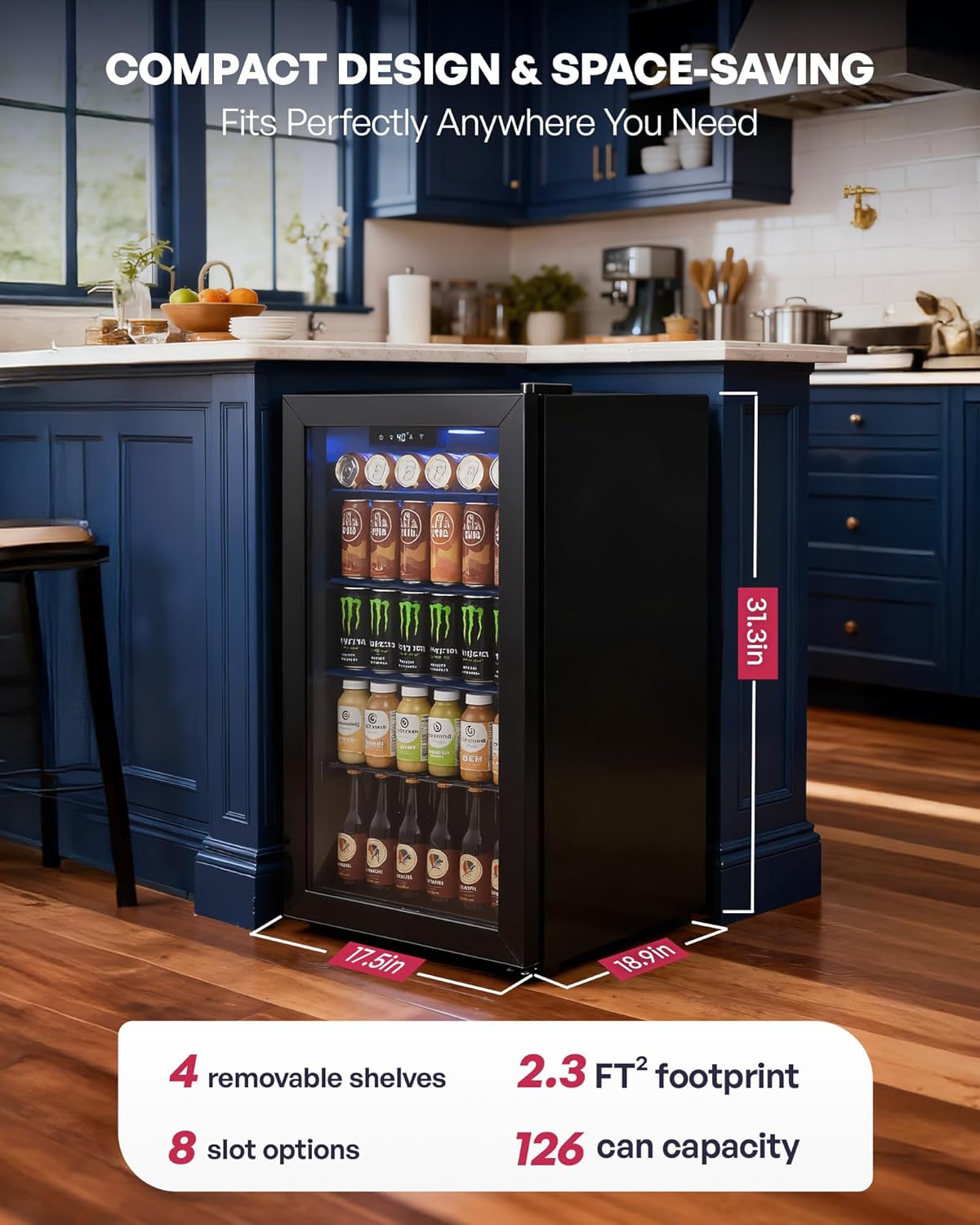 Beverage Refrigerator Cooler,  - Wine Beer Cooler Fridge recension och pris