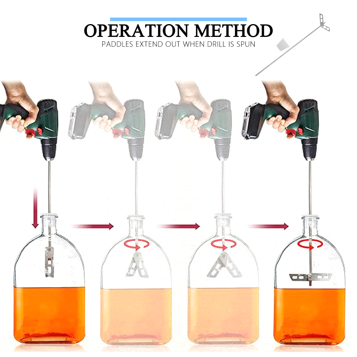 Beer Degassing Stirrer Paddle, - Wine Beer Mix recension och pris
