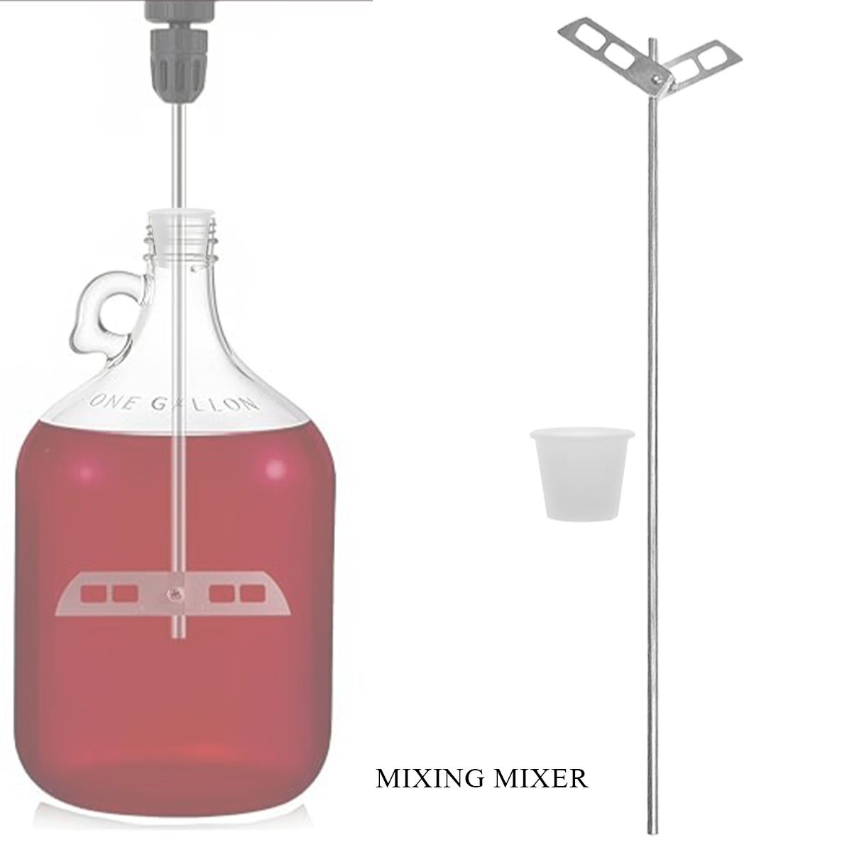 Beer Degassing Stirrer Paddle, - Wine Beer Mix recension och pris