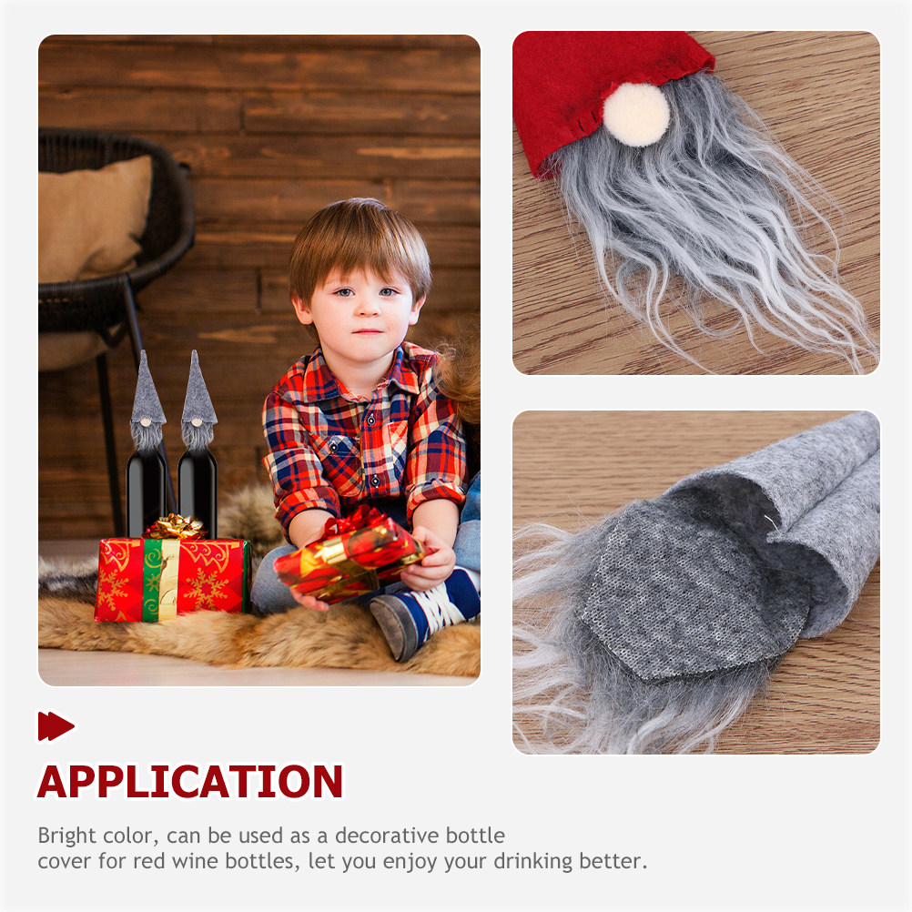 12Pcs Christmas Wine Bottle Co - Wine Beer Hat recension och pris