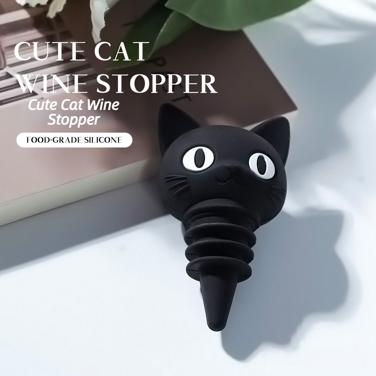 2026 new cute cat design, univ - Bottle Stopper Set recension och pris