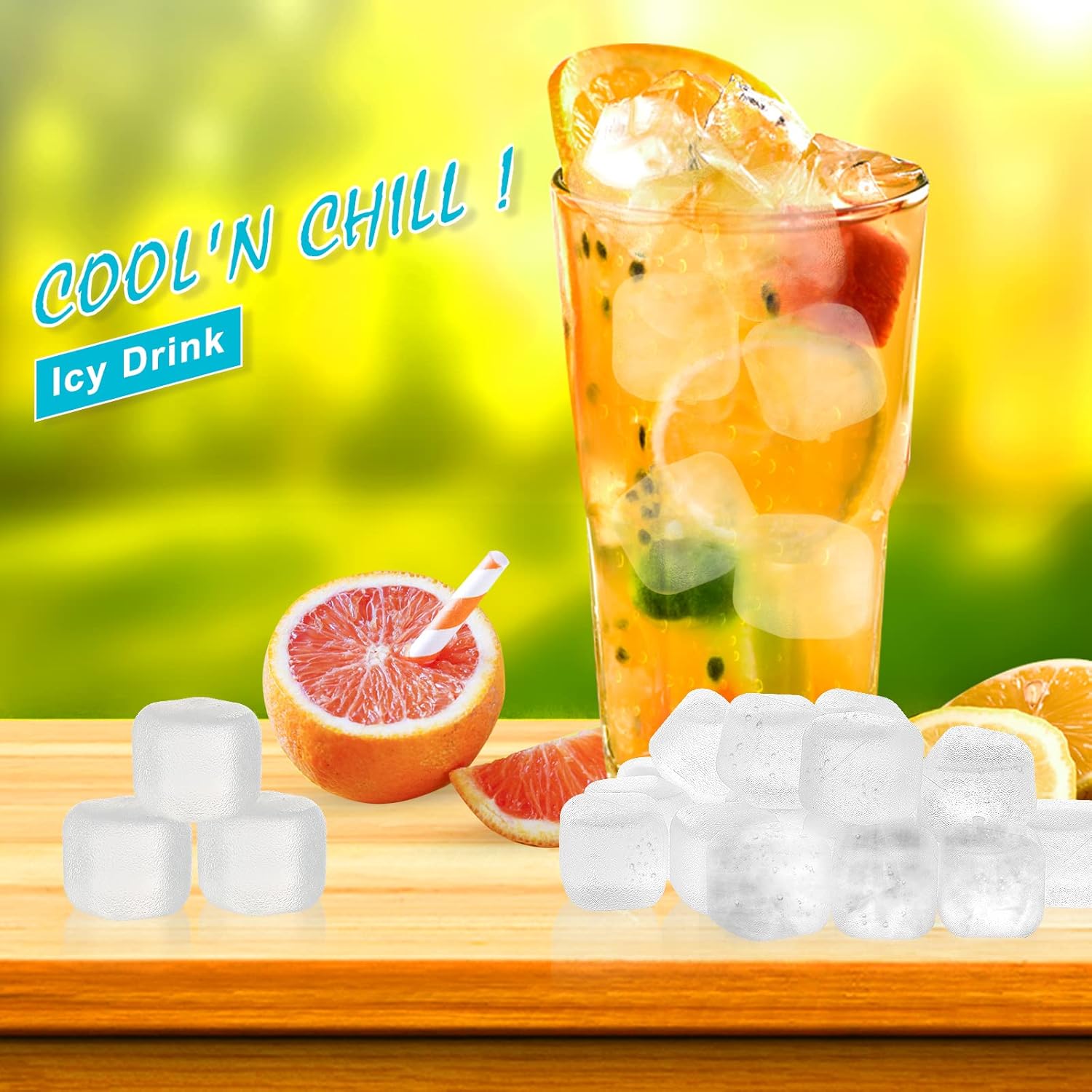 Reusable Ice Cubes 20 Pack, BP - Wine Beer Drink recension och pris