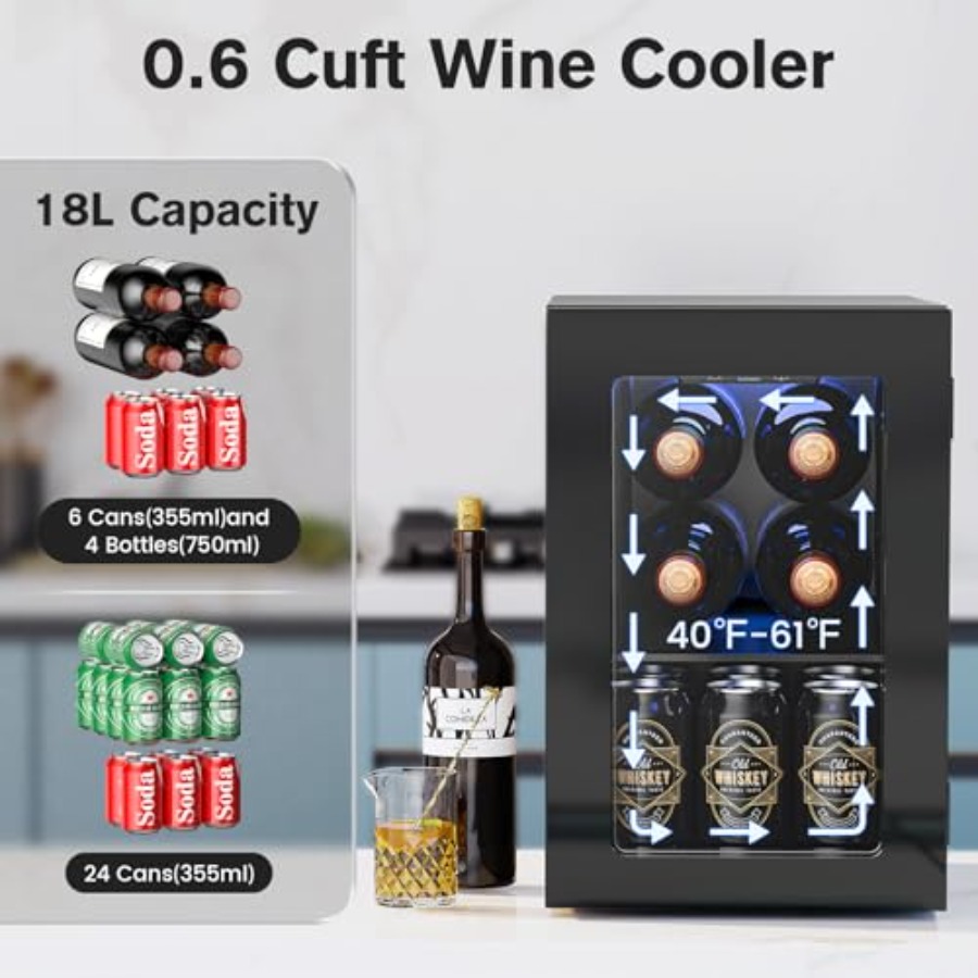 Wine Fridge Freestanding Count - Wine Beer Cooler Fridge recension och pris