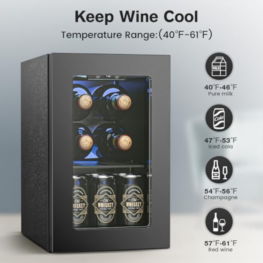 Wine Fridge Freestanding Count - Wine Beer Cooler Fridge recension och pris