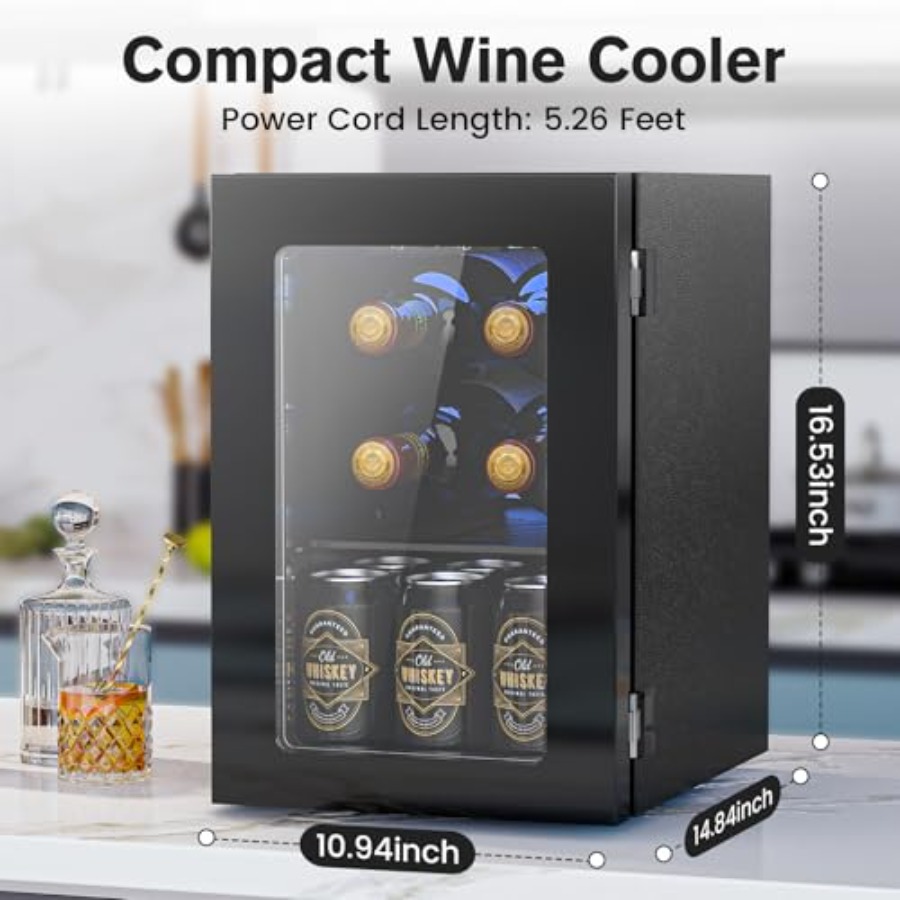 Wine Fridge Freestanding Count - Wine Beer Cooler Fridge recension och pris
