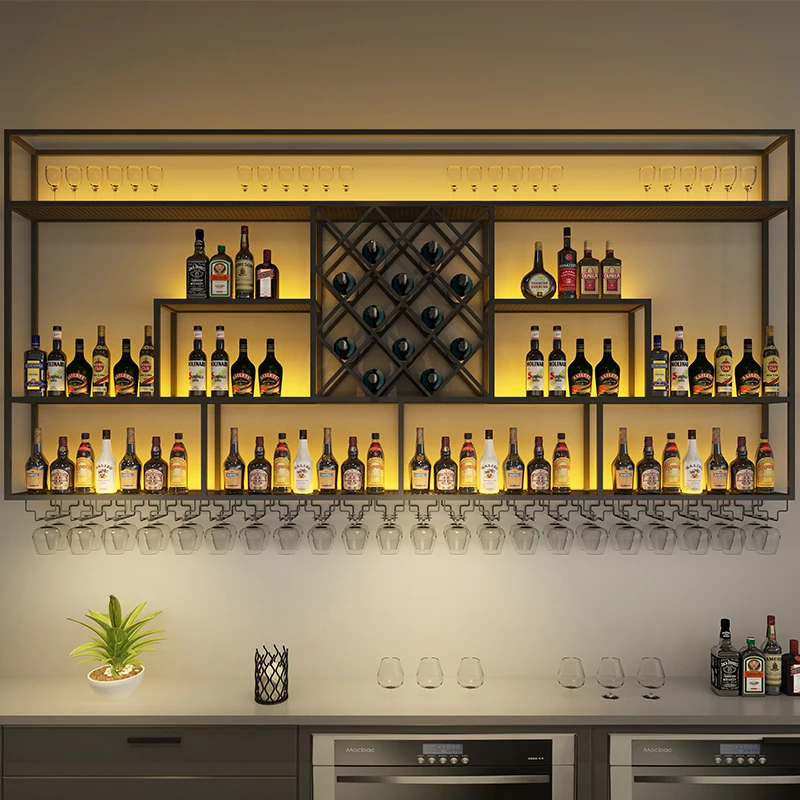 wall Mounted Lights Display C - Wine Beer Rack recension och pris