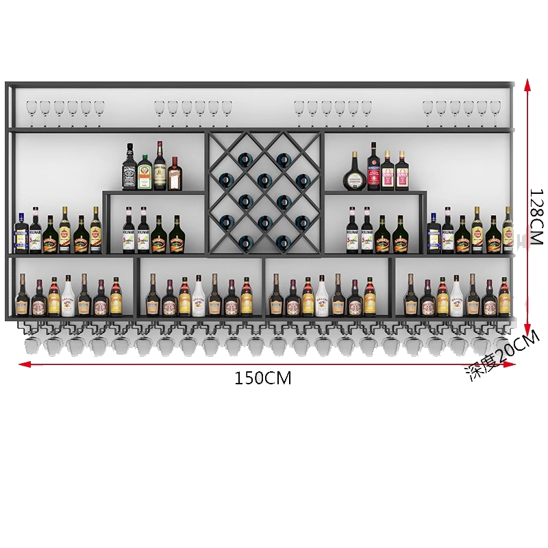 wall Mounted Lights Display C - Wine Beer Rack recension och pris