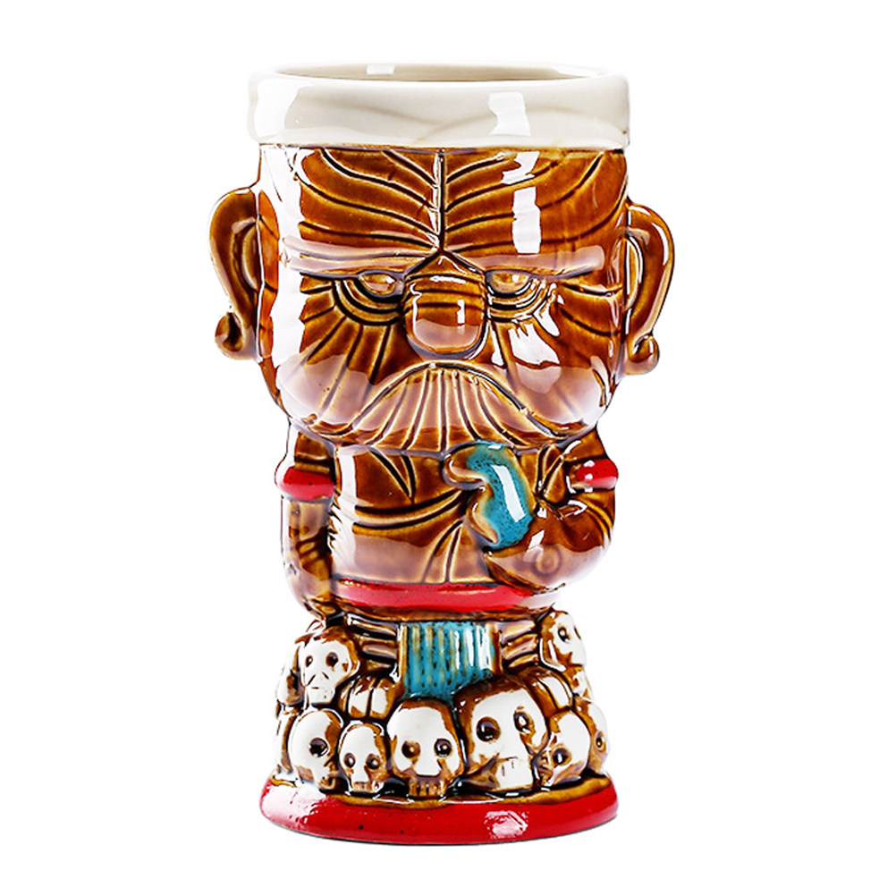 1Pcs Ceramic Native Chief Wine - Wine Beer Drink recension och pris