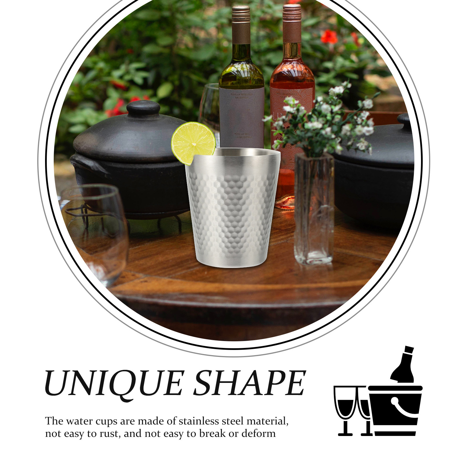 Stainless Steel 304 Grade Rest - Wine Beer Drink recension och pris