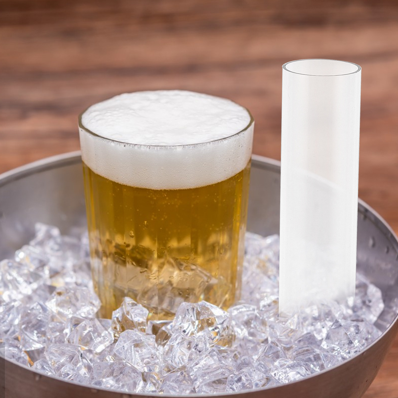 Reusable Ice Column Tube Plast - Wine Beer Whiskey Youtube recension och pris