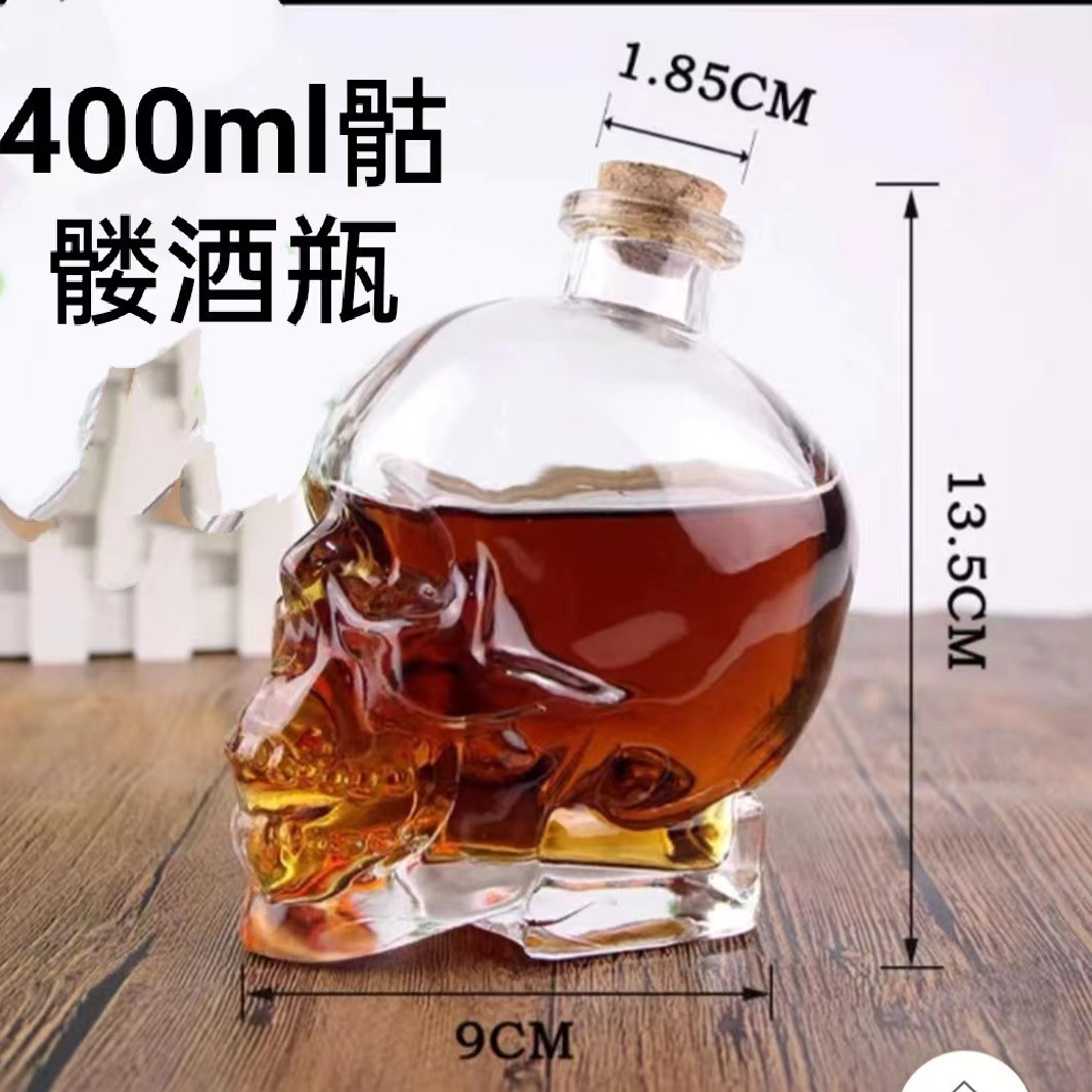 Crystal Skull Head Bottle Whis - Wine Beer Spirit recension och pris