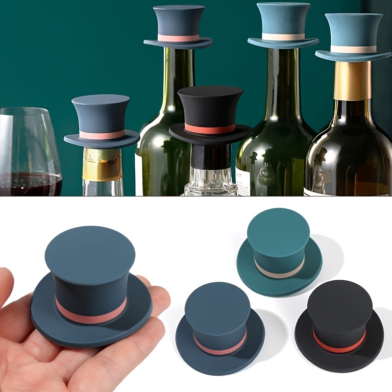 Top Hat Shaped Silicone Wine B - Wine Beer Hat recension och pris
