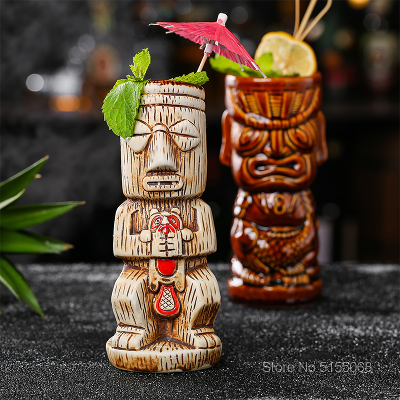 Tiki Mug Ceramic Cocktail Glas - Wine Beer Mix recension och pris