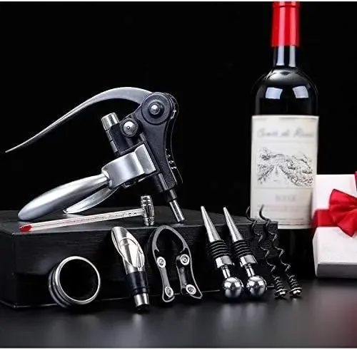 Wine Corkscrew Opener Wing Cor - Bottle Stopper Set recension och pris