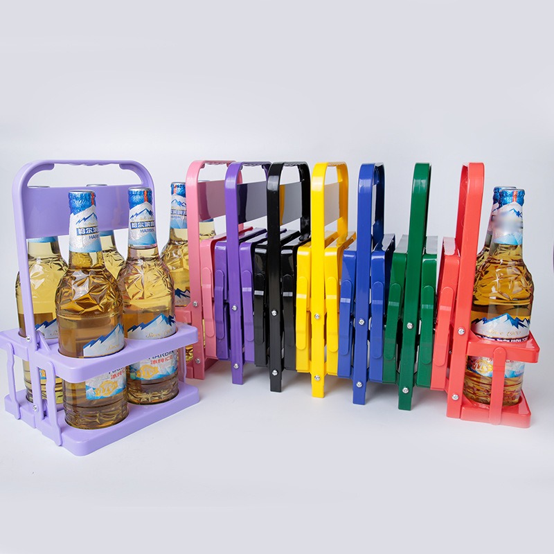 Portable Plastic Foldable Beer - Wine Beer Rack recension och pris