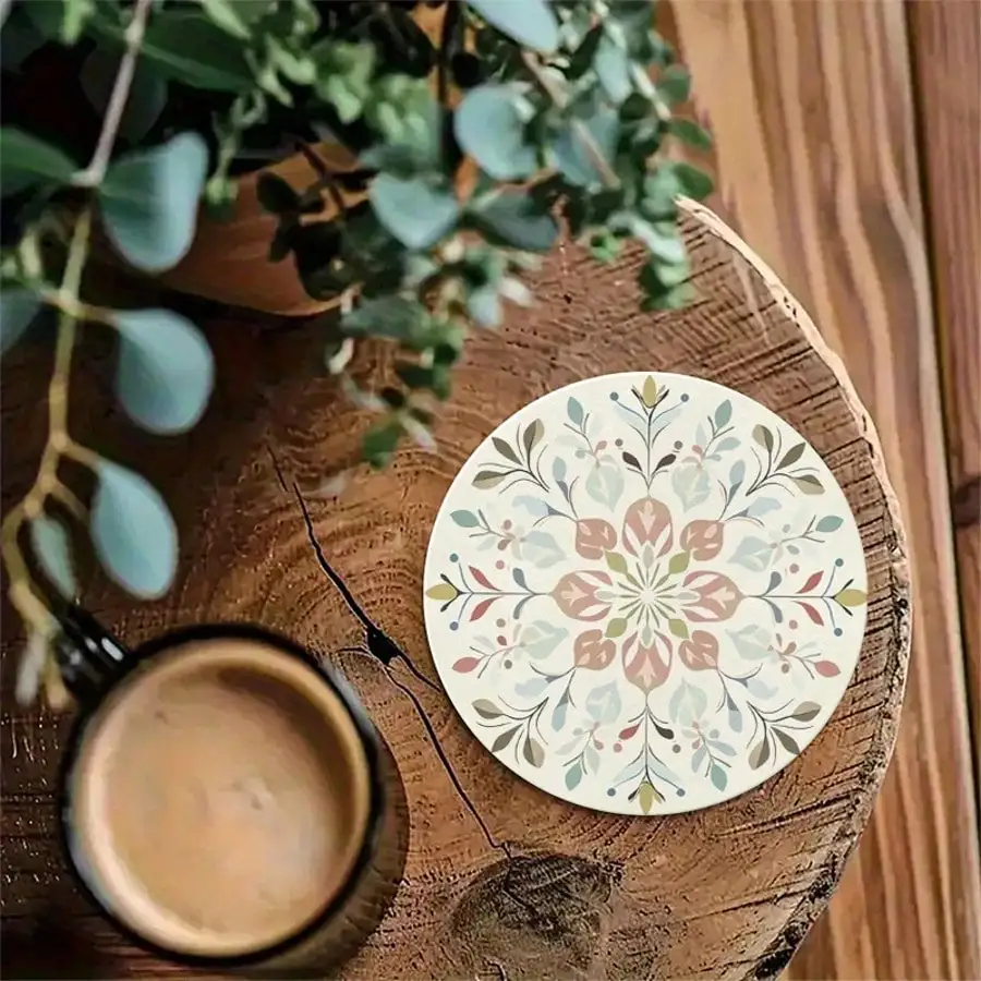 6pcs/Set Bohemian Floral Patte - Wine Beer Drink recension och pris