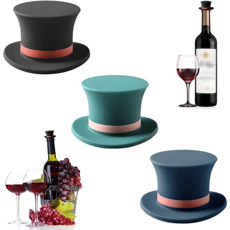 Wine Stoppers, Funny and Reusa - Bottle Stopper Set recension och pris