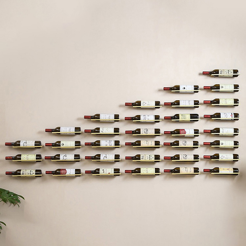1PC Wall-Mounted Bar Wine Rack - Wine Beer Rack recension och pris