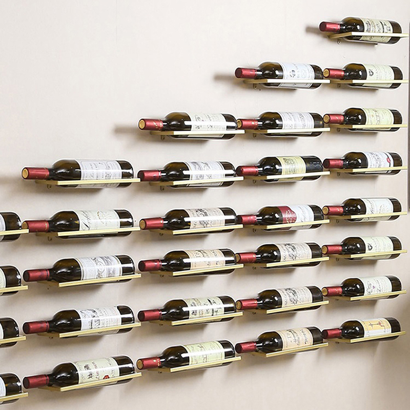 1PC Wall-Mounted Bar Wine Rack - Wine Beer Rack recension och pris