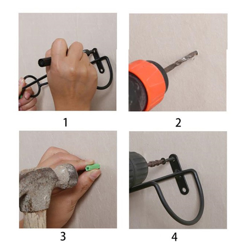 1PC Wall-Mounted Bar Wine Rack - Wine Beer Rack recension och pris