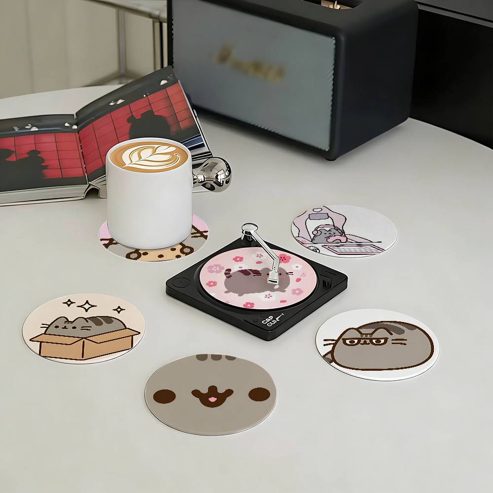 Kawai-P-pusheens-cute Coasters - Wine Beer Glass recension och pris
