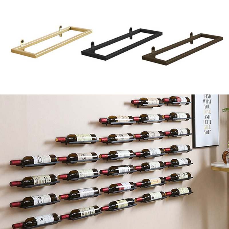 1PC Wall-Mounted Bar Wine Rack - Wine Beer Rack recension och pris