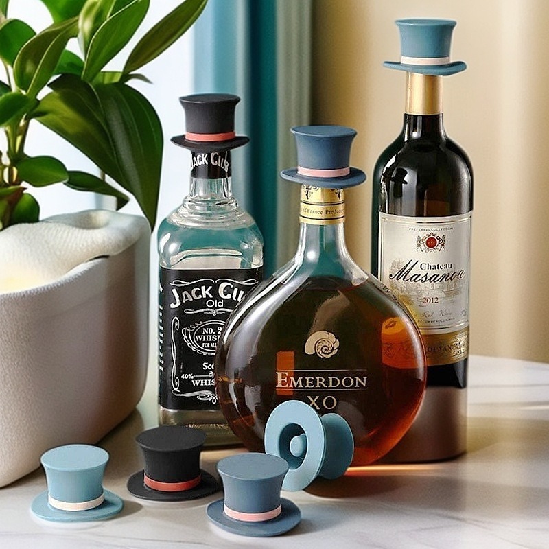 Creative Hat Shape Silicone Wi - Wine Beer Hat recension och pris