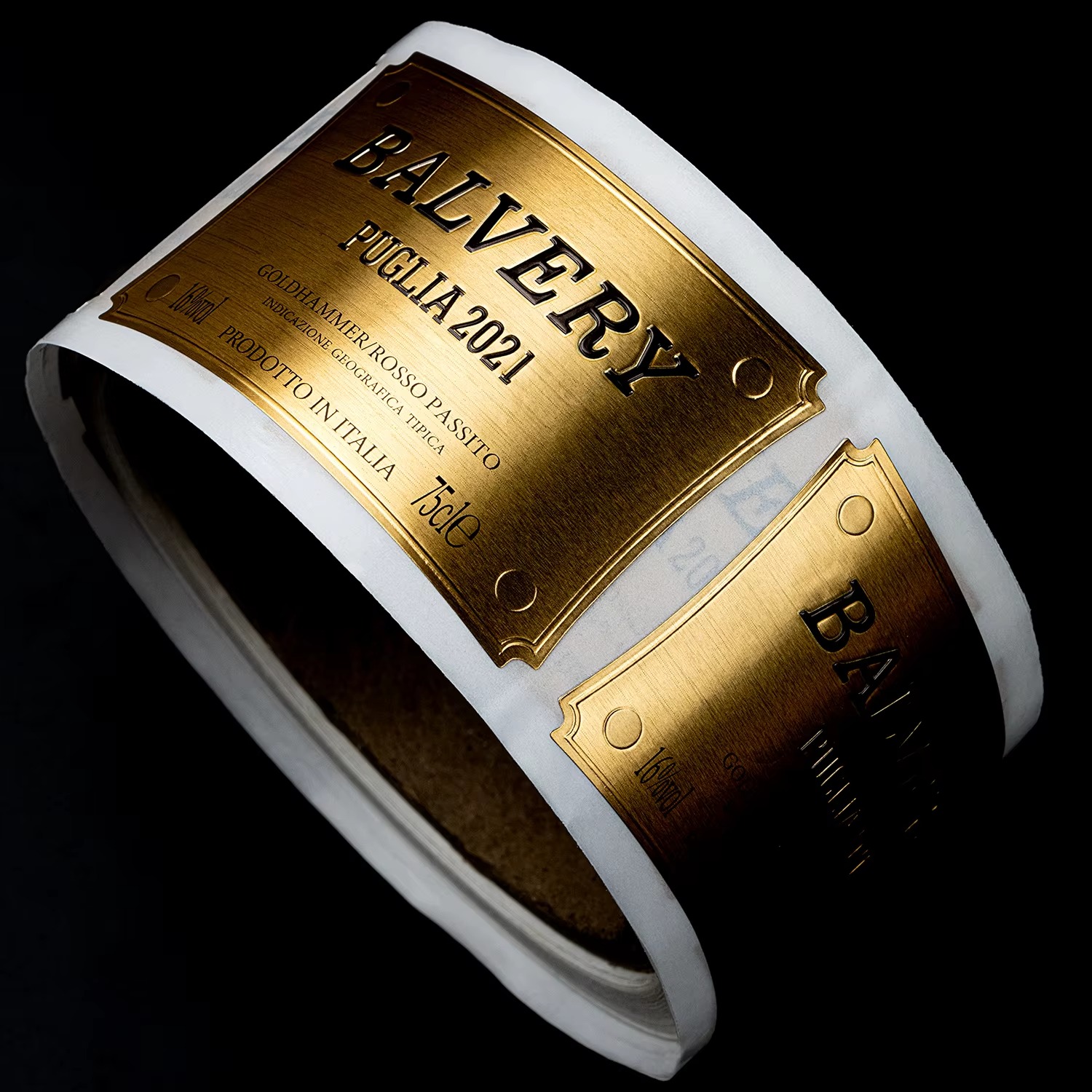 Gold Foil Embossed Metal Paper - Wine Beer Bottle recension och pris