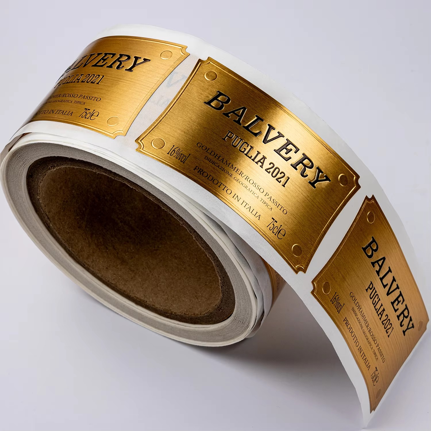 Gold Foil Embossed Metal Paper - Wine Beer Bottle recension och pris