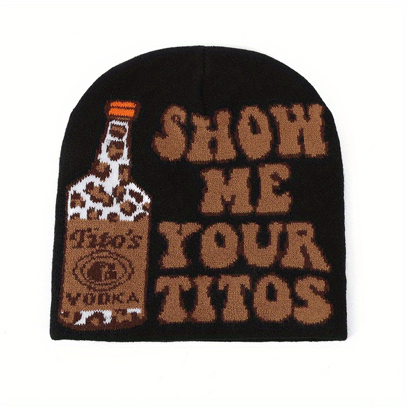Men Wine Bottle Leopard Graphi - Wine Beer Hat recension och pris