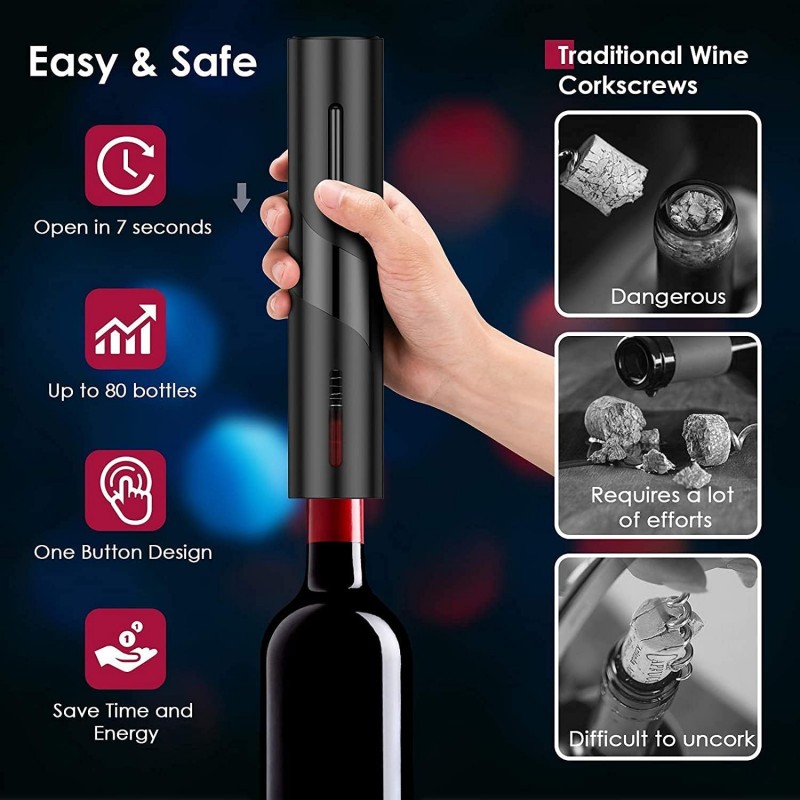 Rechargeable Multifunction Ele - Bottle Stopper Set recension och pris
