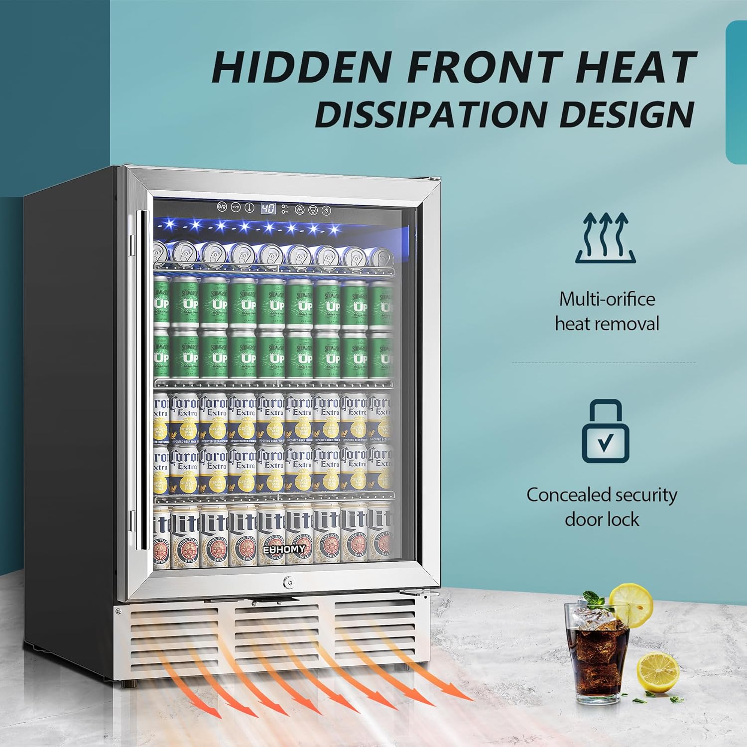 24 Inch Beverage Refrigerator, - Wine Beer Cooler Fridge recension och pris