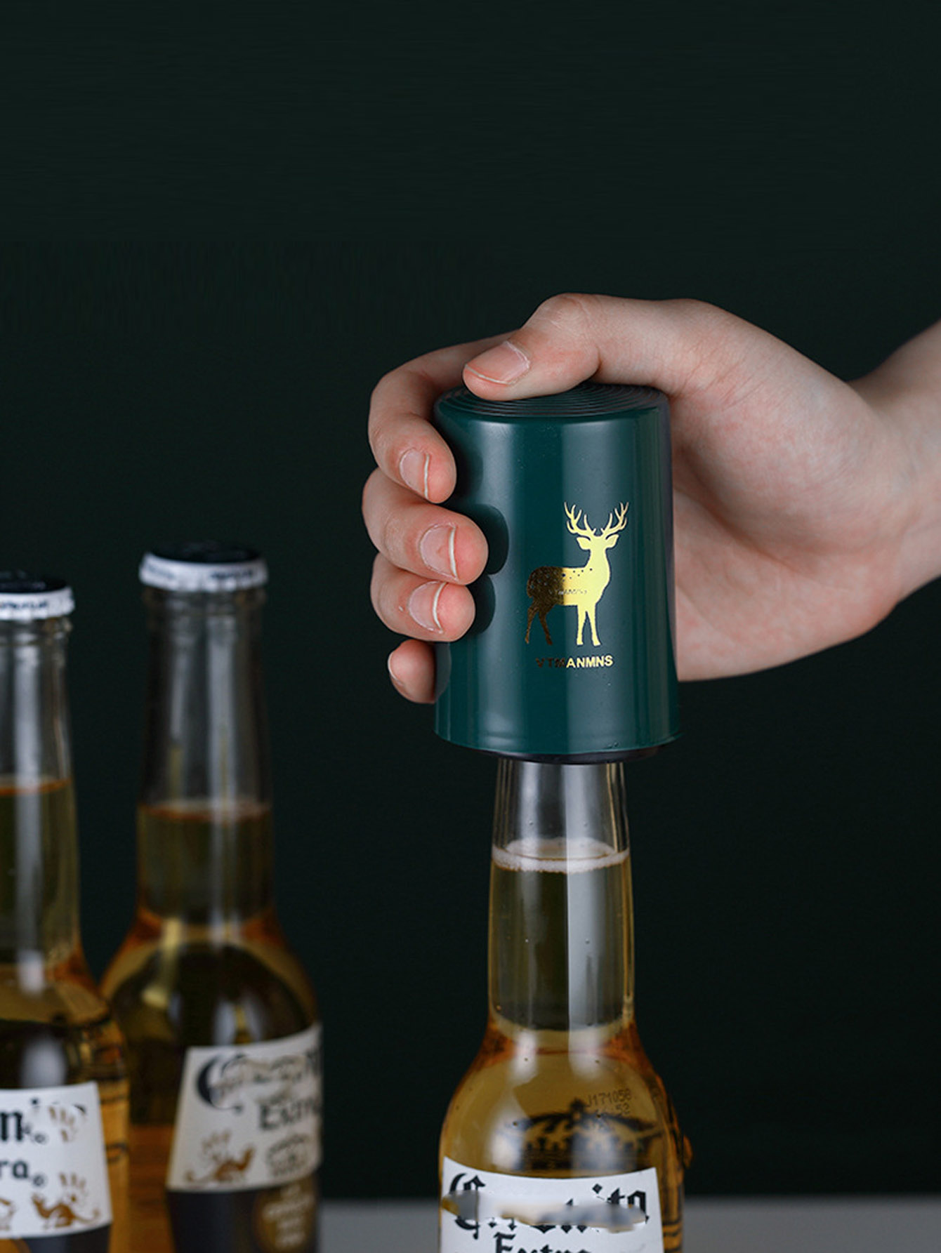 1Pcs Automatic Beer Bottle Ope - Wine Beer Bottle recension och pris