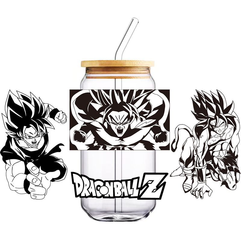 Dragon Ball 16oz UV DTF Cup Wr - Wine Beer Glass recension och pris