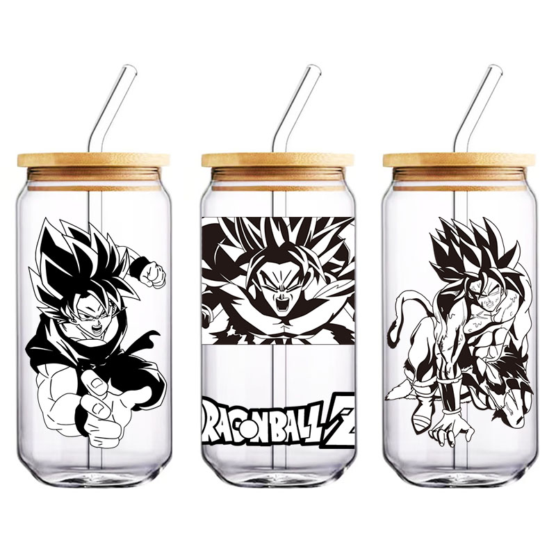 Dragon Ball 16oz UV DTF Cup Wr - Wine Beer Glass recension och pris