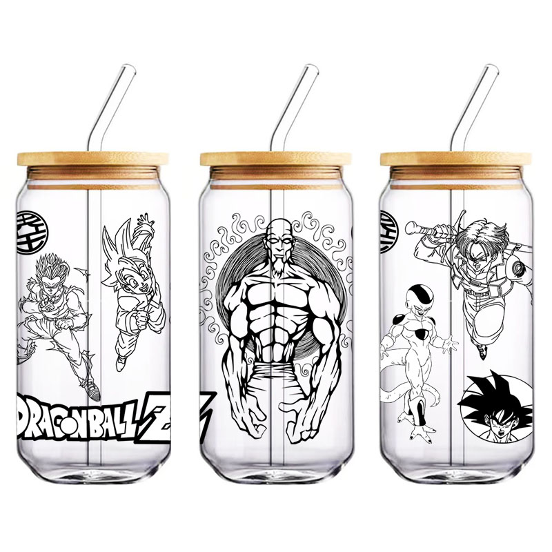 Dragon Ball 16oz UV DTF Cup Wr - Wine Beer Glass recension och pris