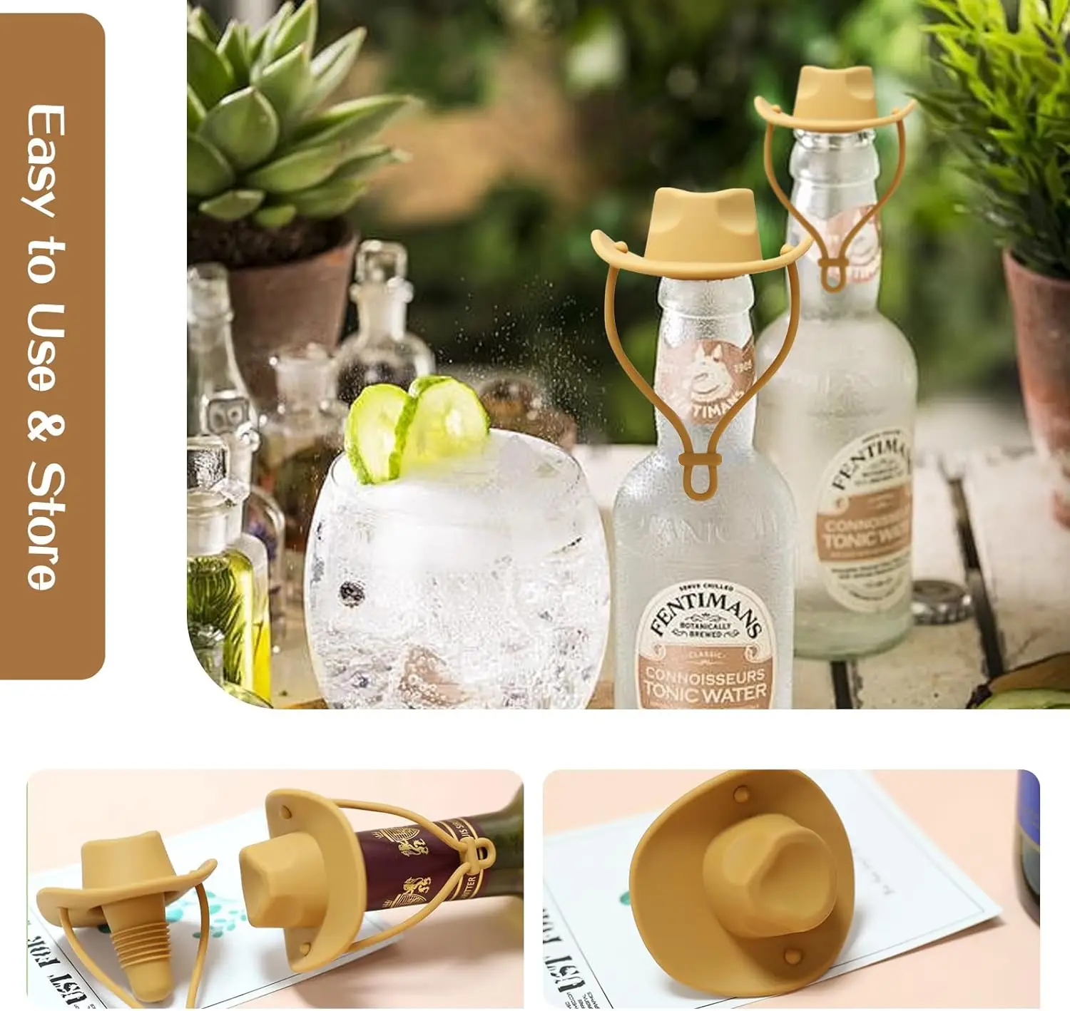 Reusable Creative Silicone Cow - Wine Beer Hat recension och pris