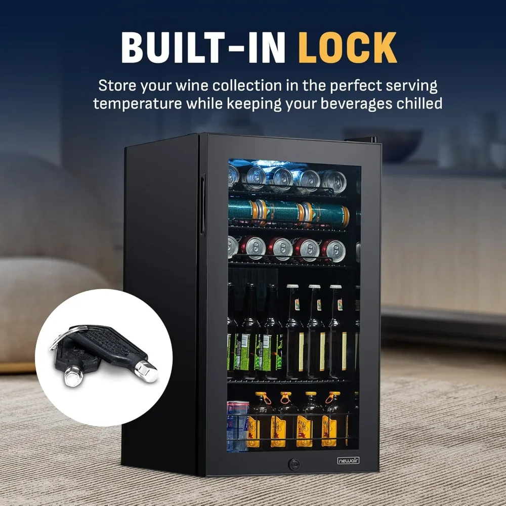 126 Can Beverage Refrigerator, - Wine Beer Cooler Fridge recension och pris