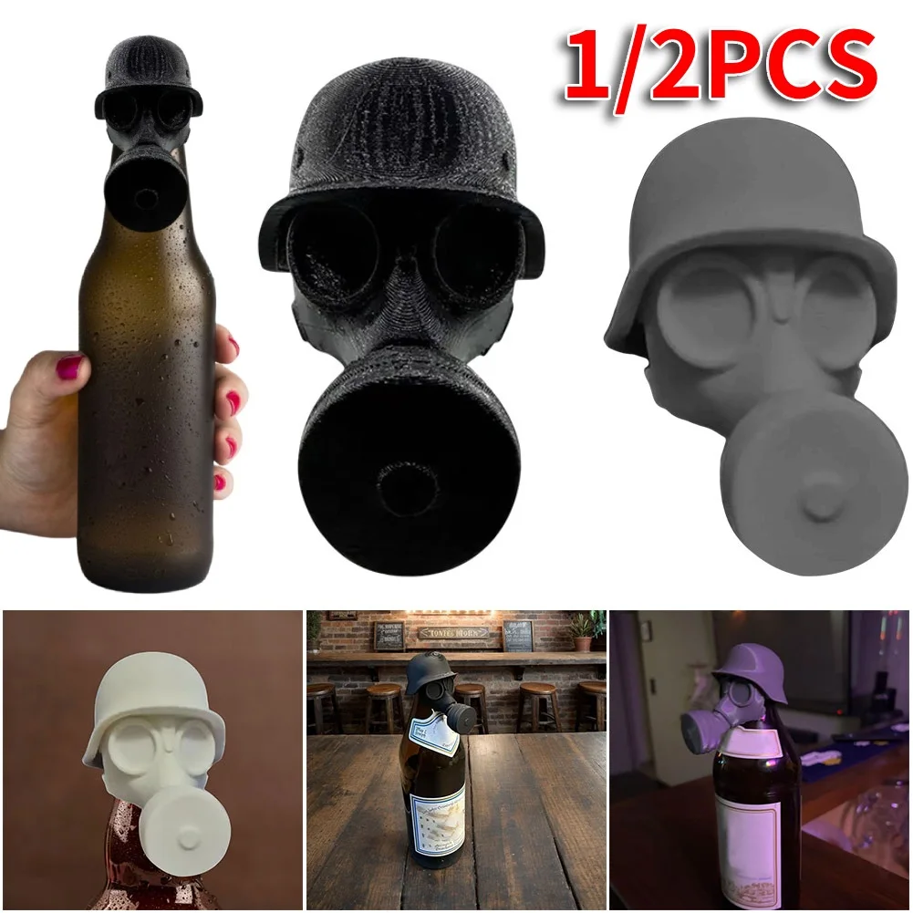 1/2PCS 3D Printing Gas Mask Be - Bottle Stopper Set recension och pris